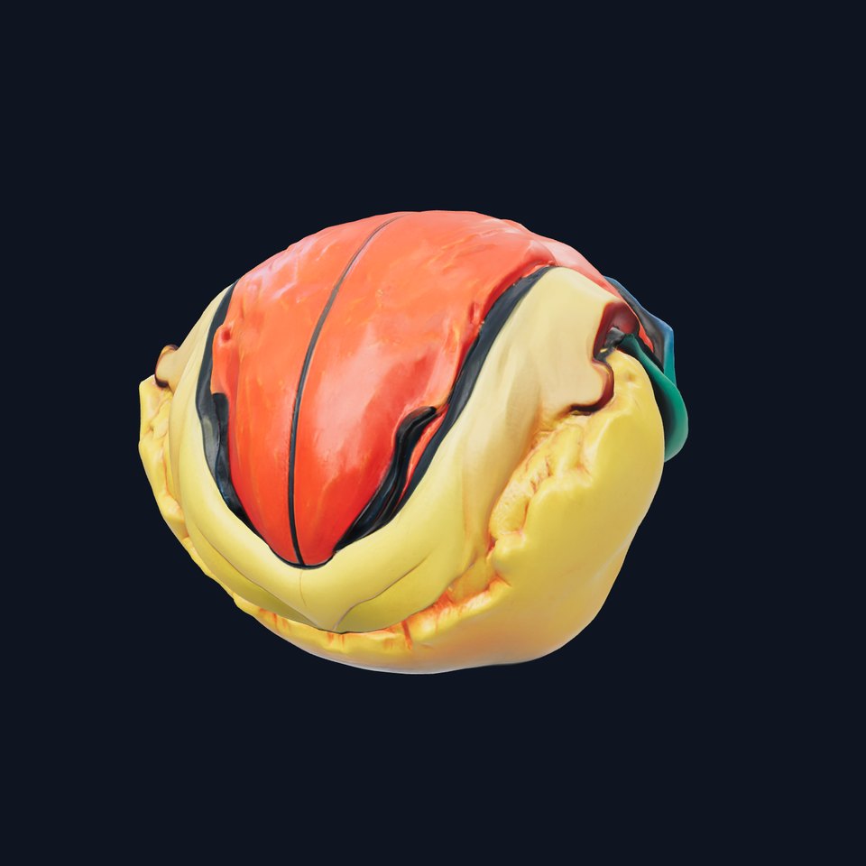 Expressionist Artwork Sculptural Forms model pack