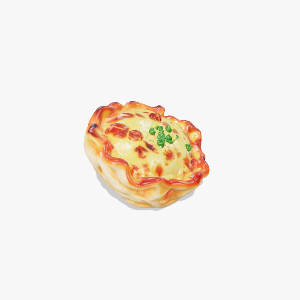 Korean Seafood Pancake Realistic Model Pack viewer poster