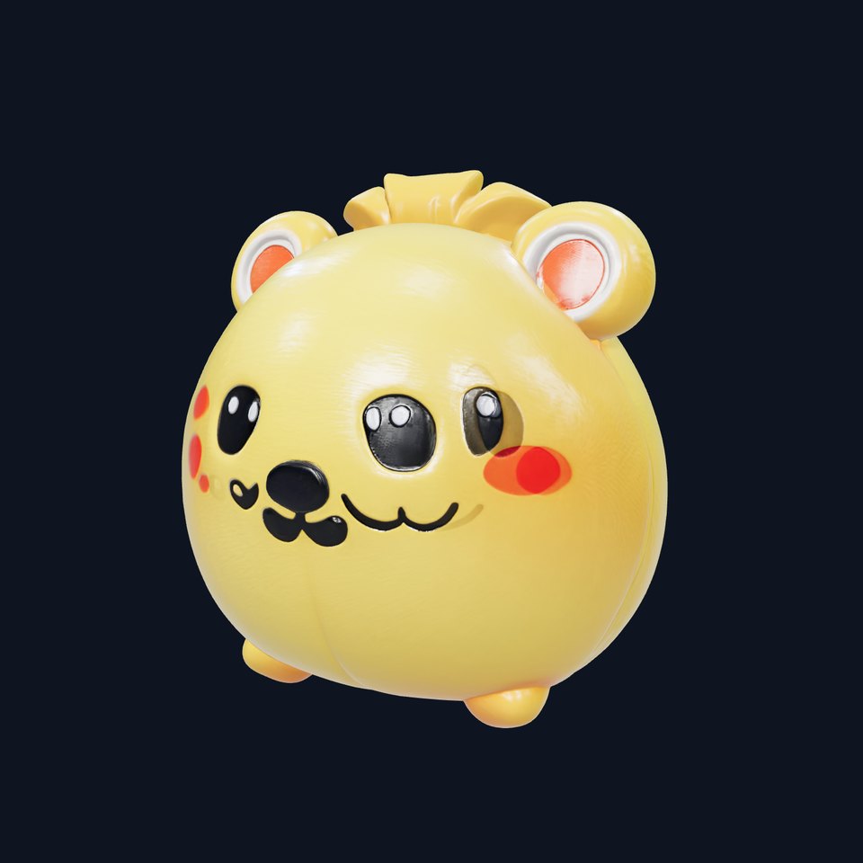 Cute Plush Toy Model Pack