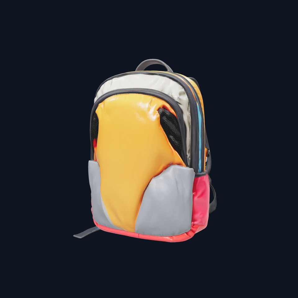 Efficient Sports Backpack 3D Model Pack