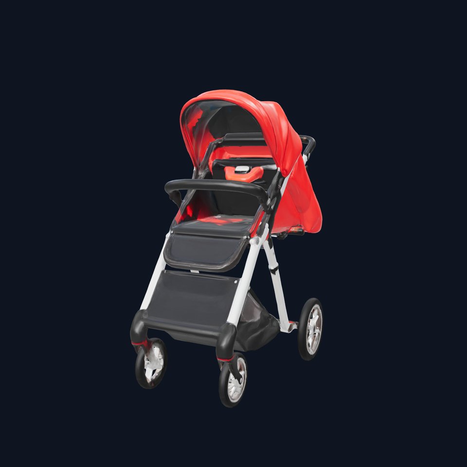 Sporty Stroller Aerodynamic Design Model Pack