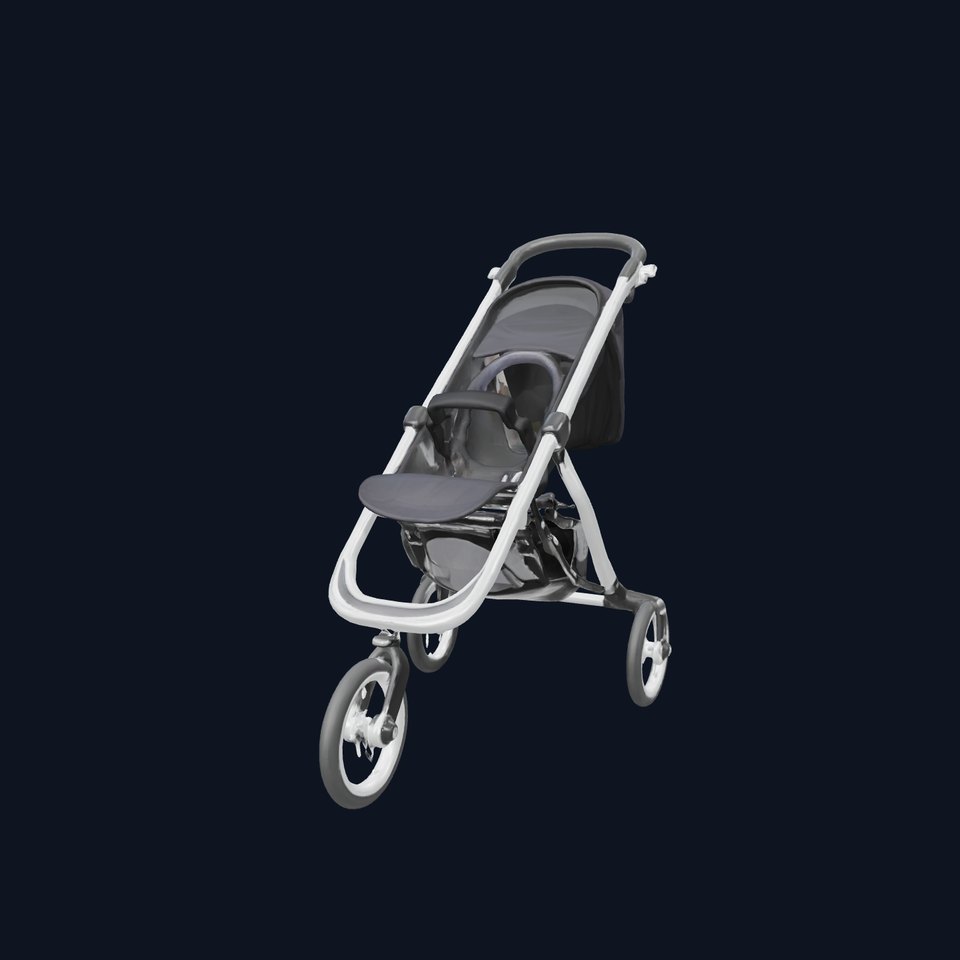 Compact Book-Fold Stroller Model Pack