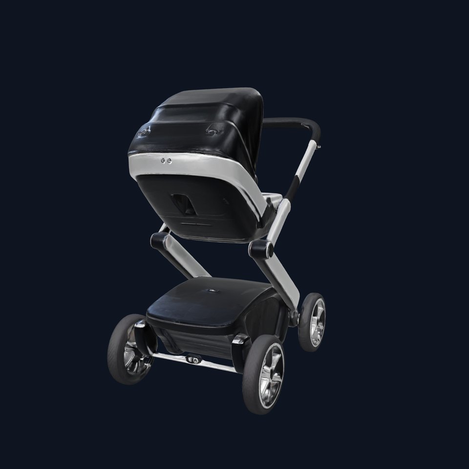 Futuristic Smart Stroller model pack