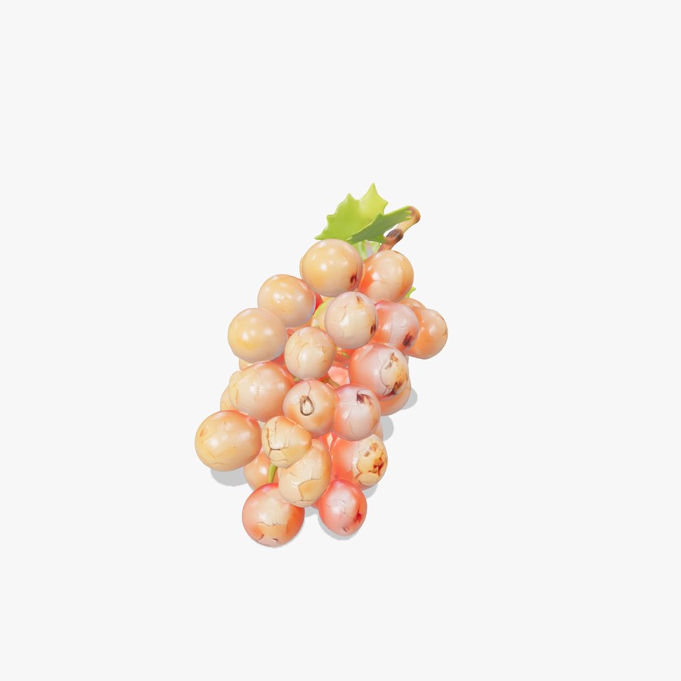 Cracked Grape Bunch Natural Details model pack