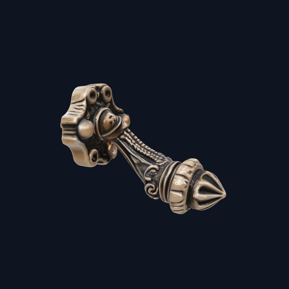 Eclectic Iron Handle Historic Design model pack