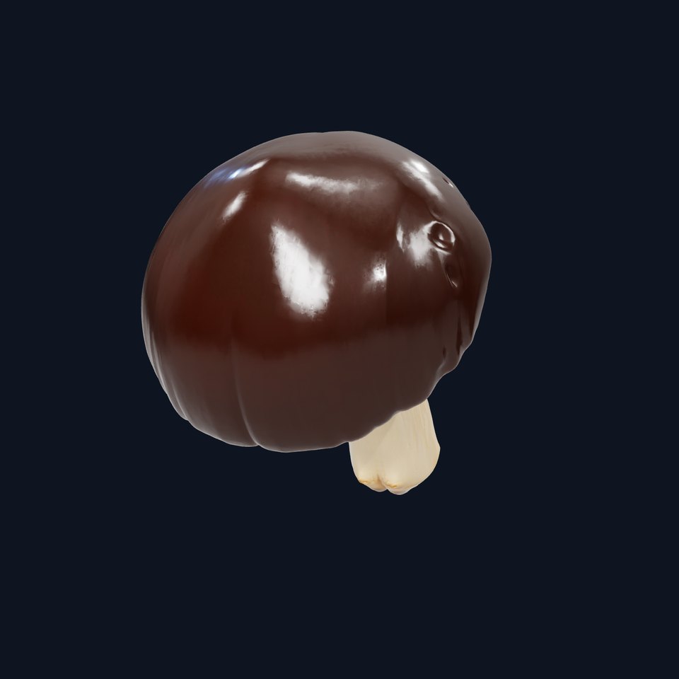 Realistic Suillus Mushroom Model Pack viewer poster