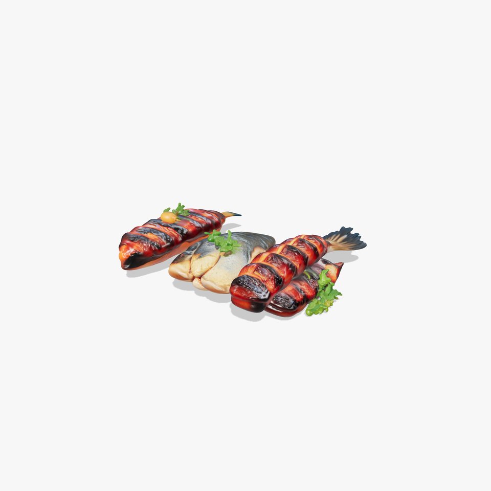 Deluxe Grilled Fish Platter model pack