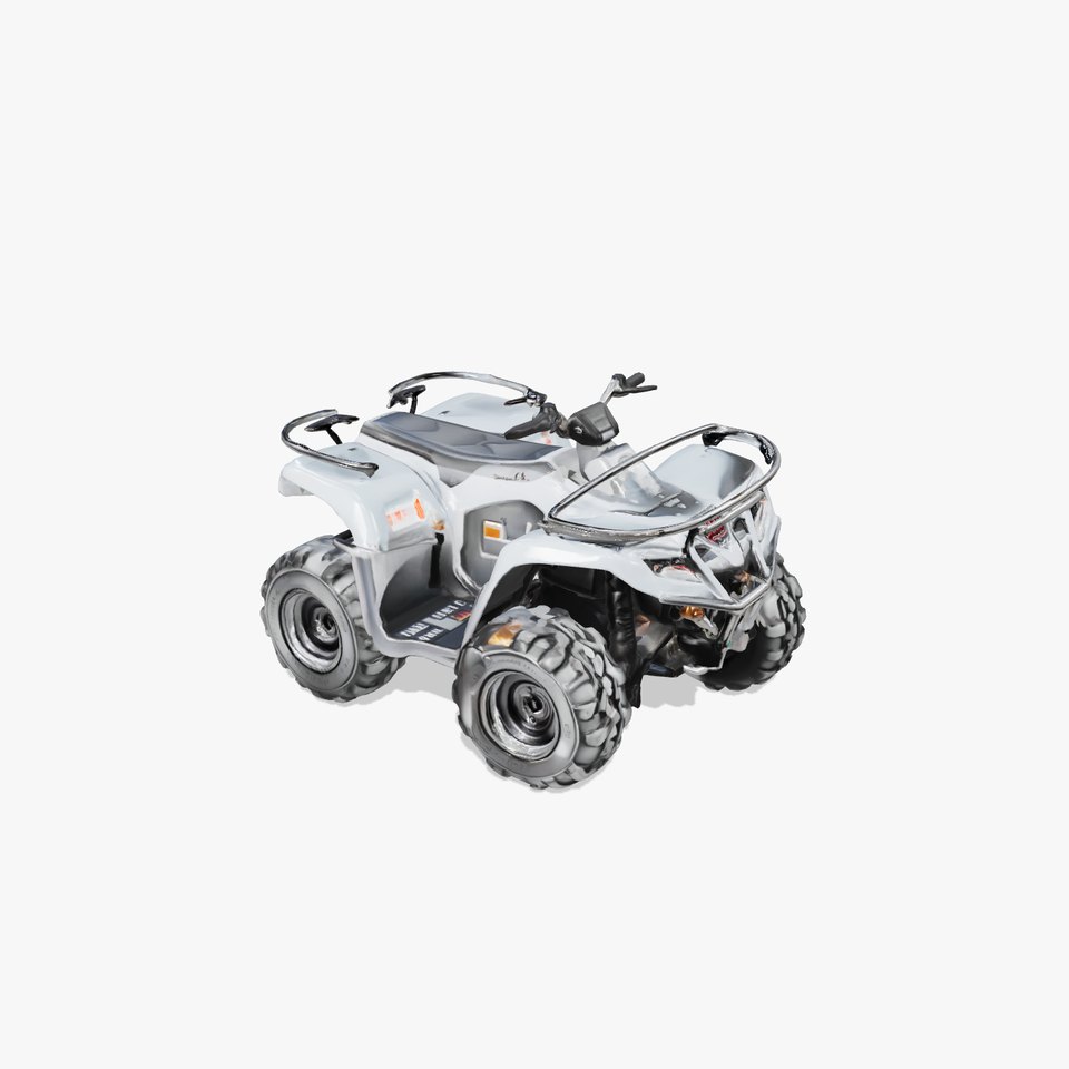 OffRoad Quad Bike with Reinforced Bumpers model pack viewer poster