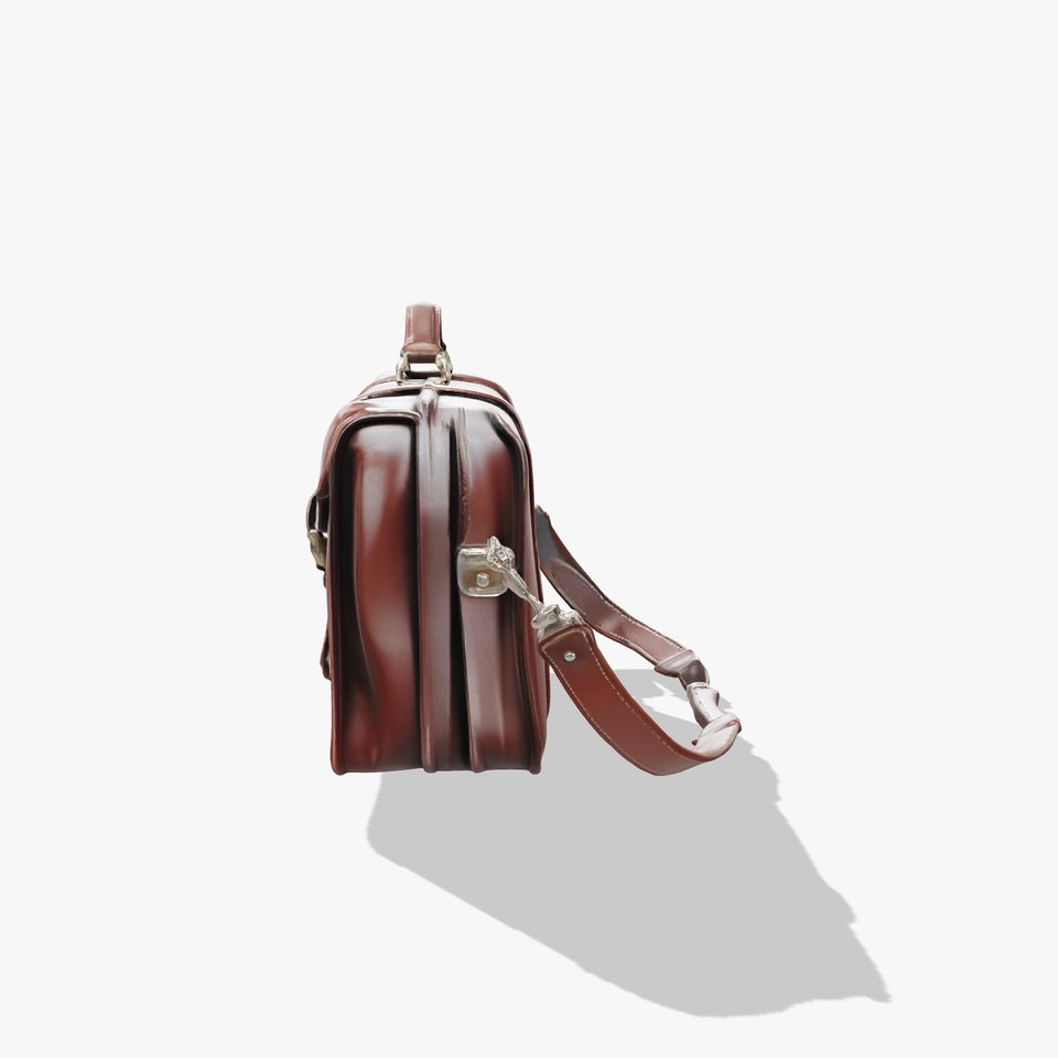 Elegant Leather Briefcase Vintage Charm model pack