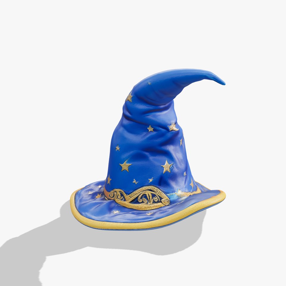 Mystical Sorcerers Hat StarStudded Model Pack