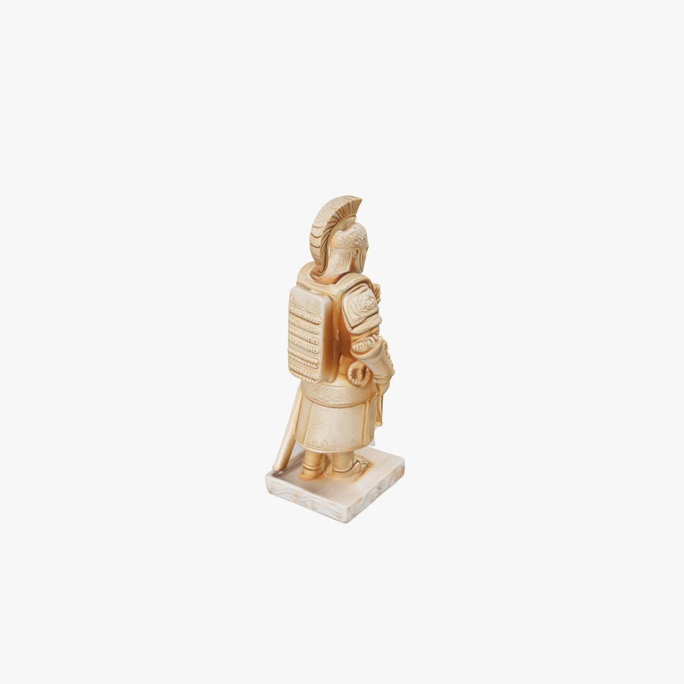 Ornate Warrior Ceramic Statuette model pack