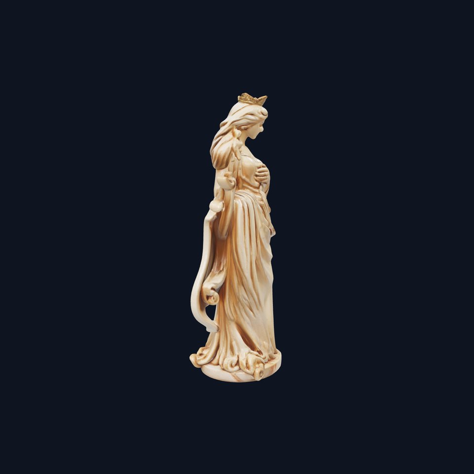 Ancient Goddess Statuette Sculpture model pack
