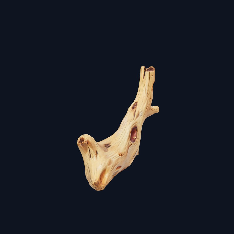 Driftwood with Copper Accents Model Pack