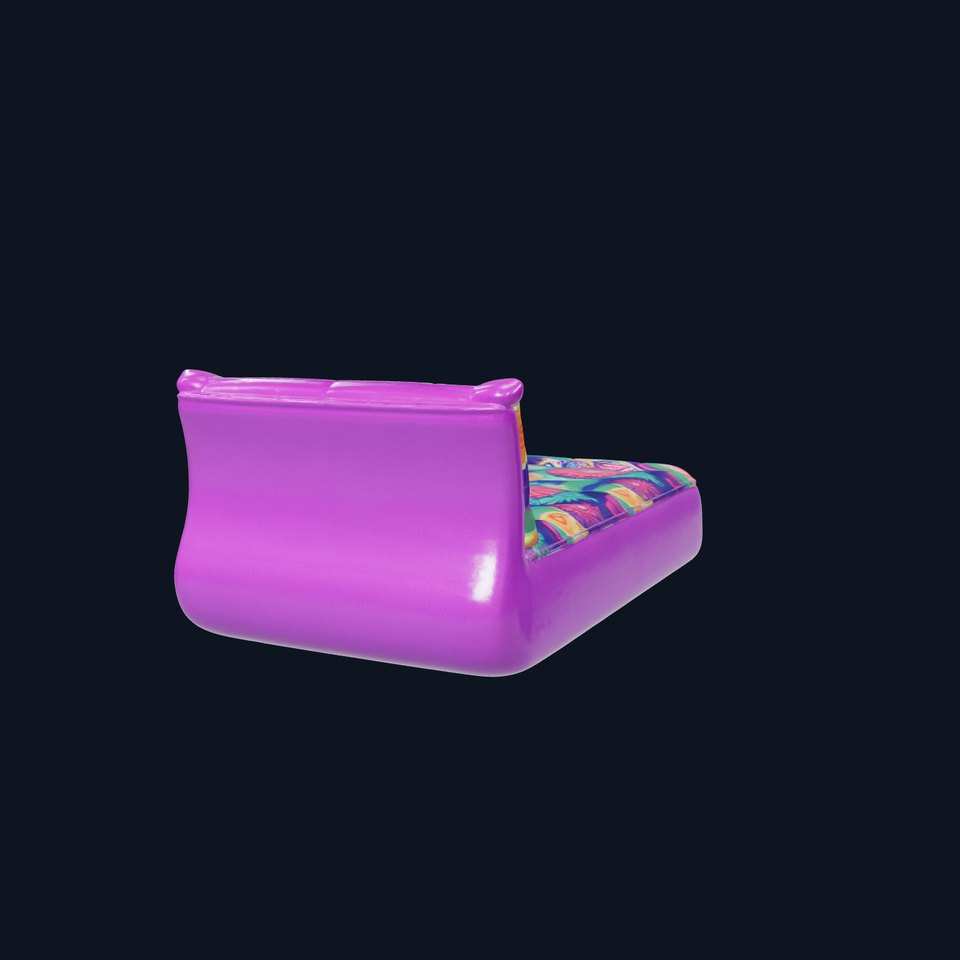 Convertible Inflatable Mattress Vibrant Patterns Model Pack