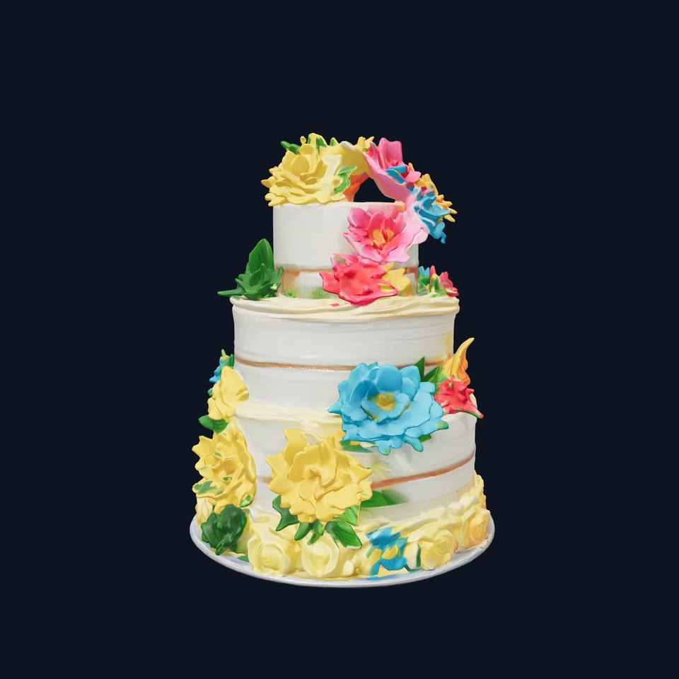 Elegant Celebration Cake Model Pack