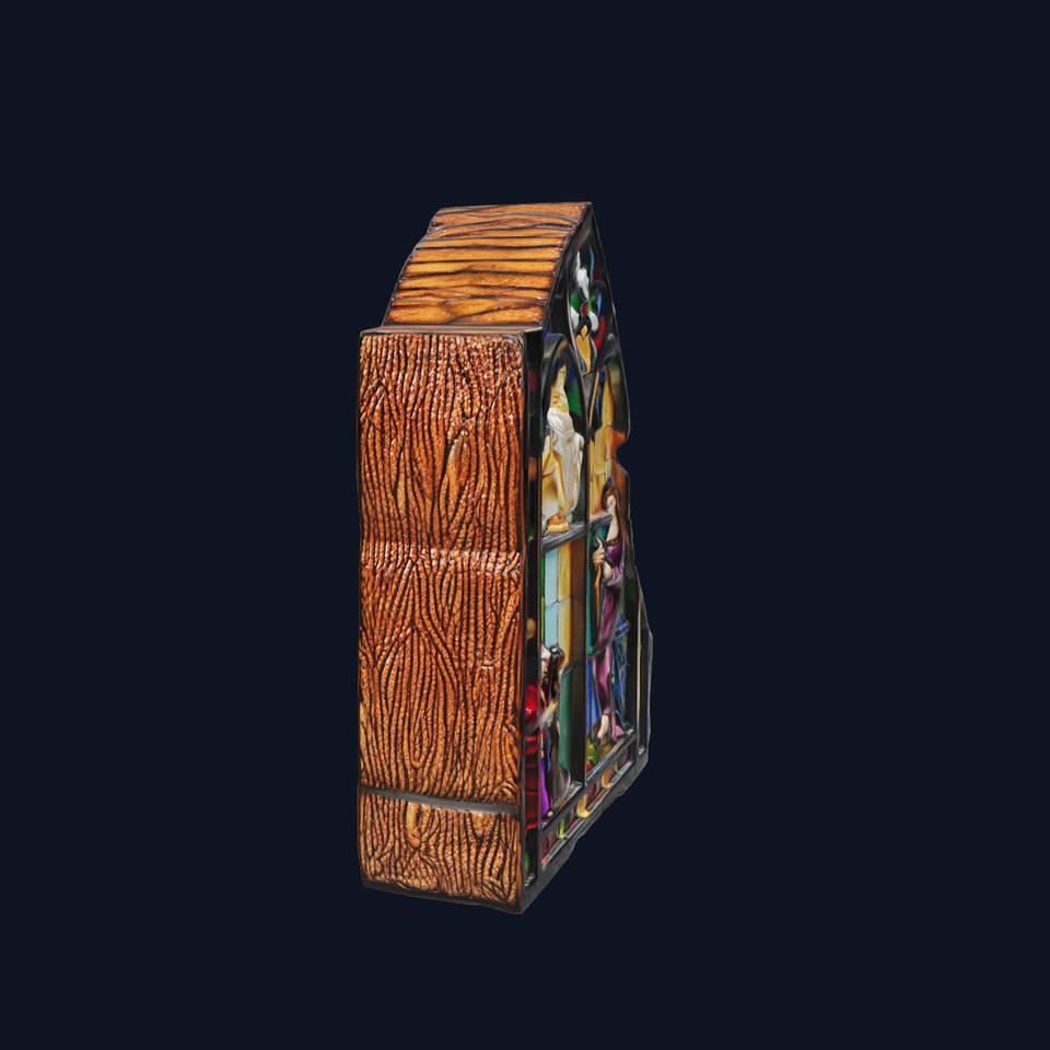 Medieval Stained Glass Fragment Model Pack viewer poster