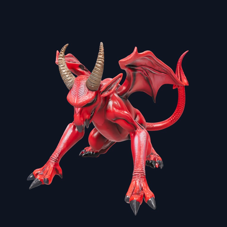 Mystic Devil Creature Model Pack