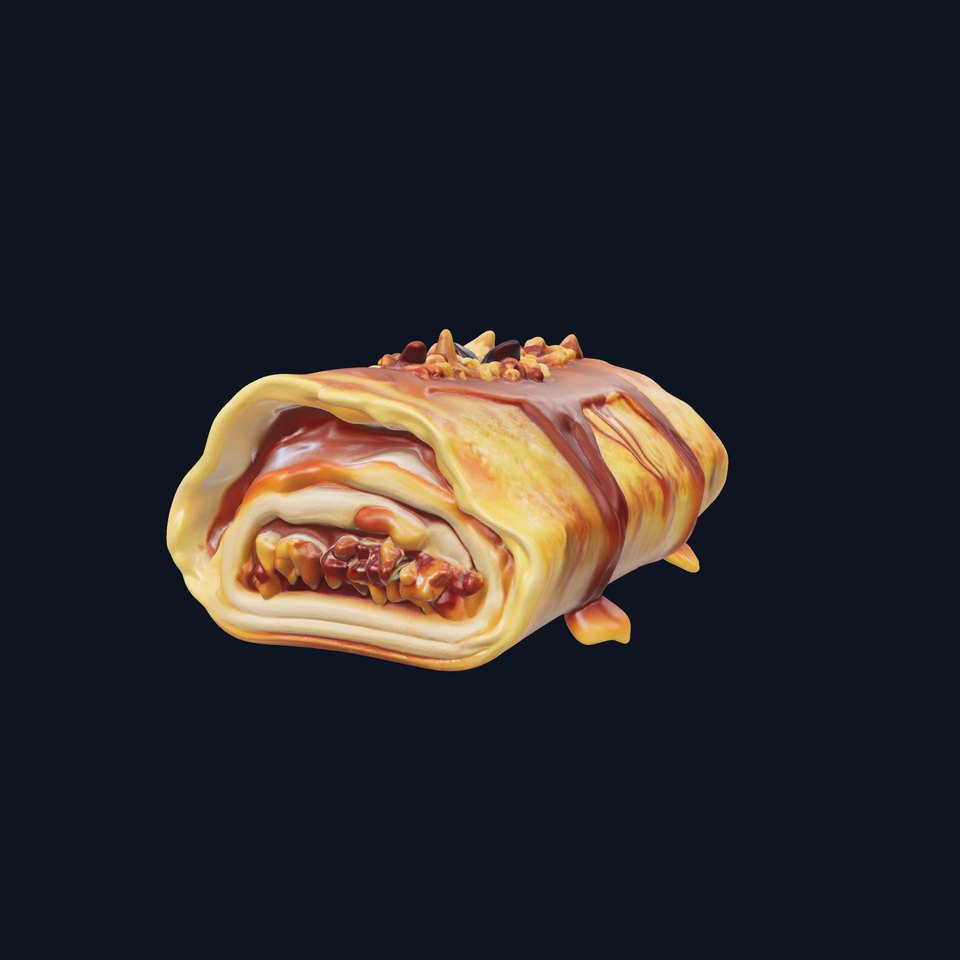 Qatayef Sweet Pancakes Model Pack