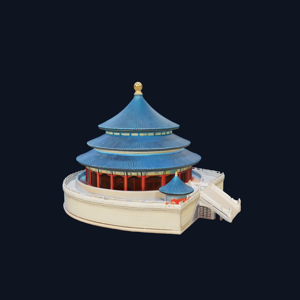 Temple of Heaven Architectural model pack viewer poster