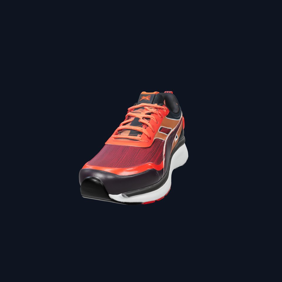 Vibrant Athletic Trainer Aerodynamic Sneaker model pack