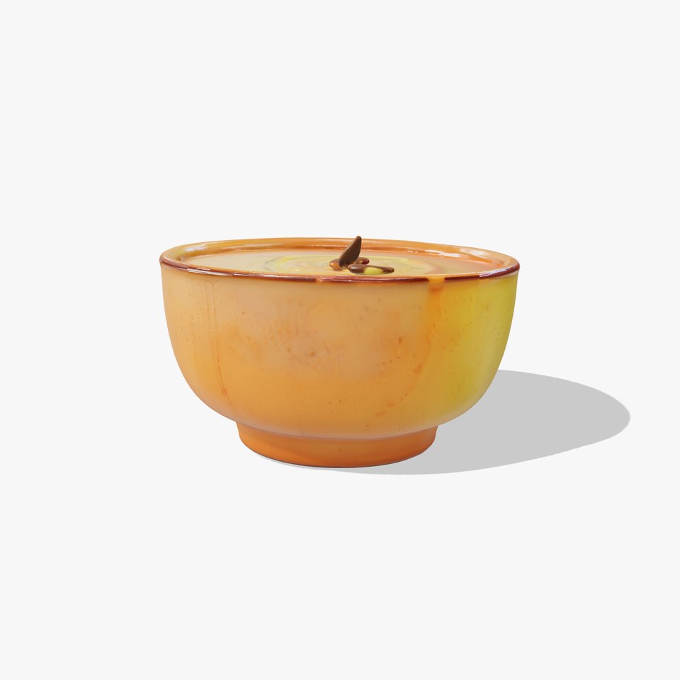 Pumpkin Soup Bowl D Model Pack