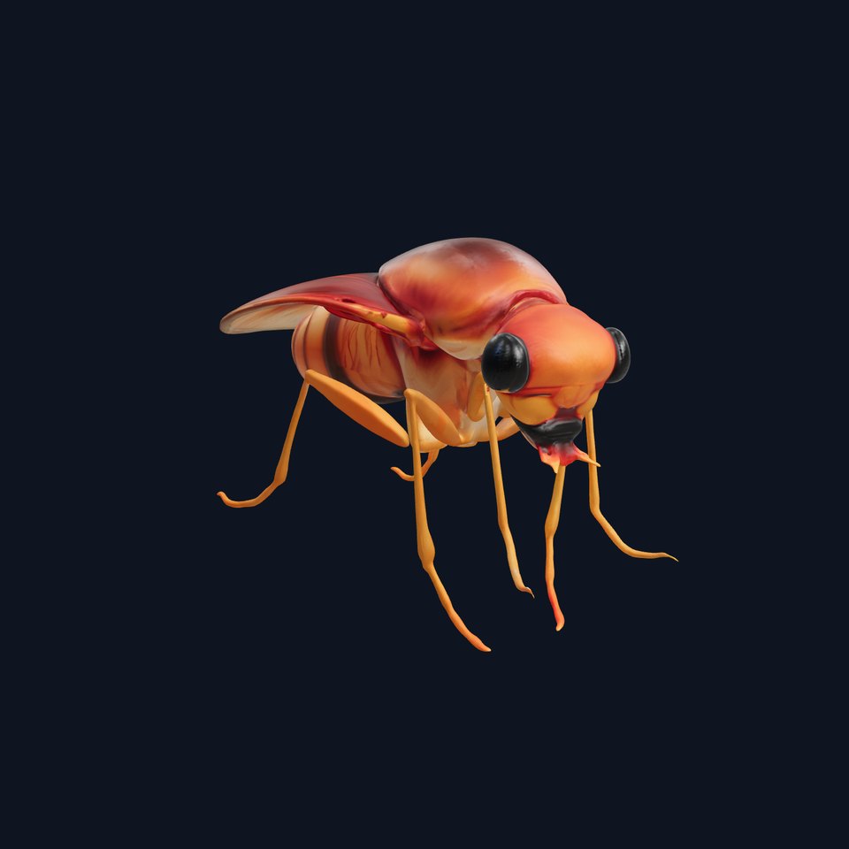 Insect Model Pack  High Detail D Cockroach