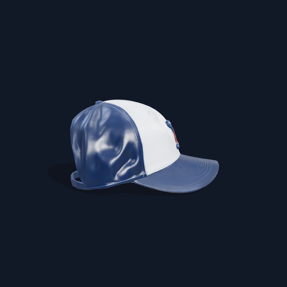 Custom Baseball Cap D Model Pack