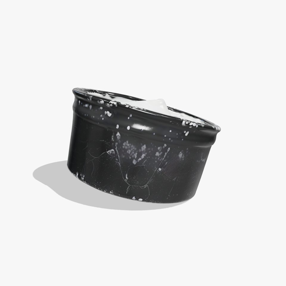 Cream Texture Container D Model Pack with High Detail