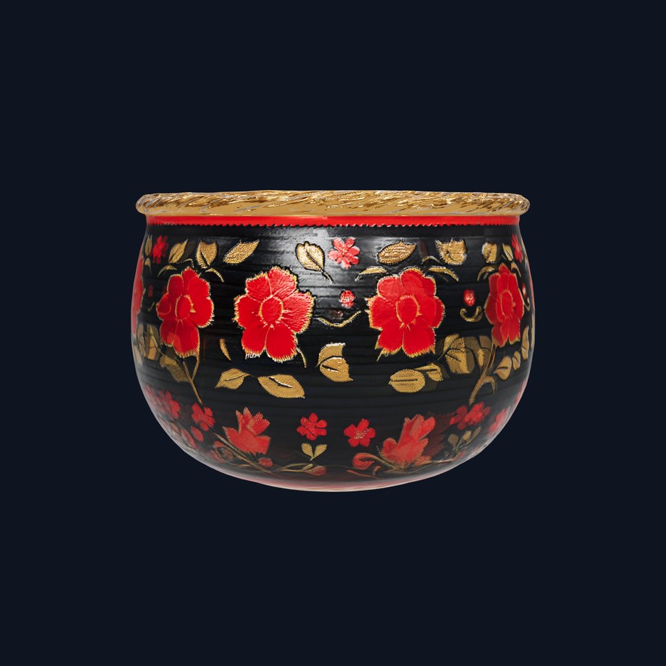 Ornate Floral Basket Model Pack viewer poster