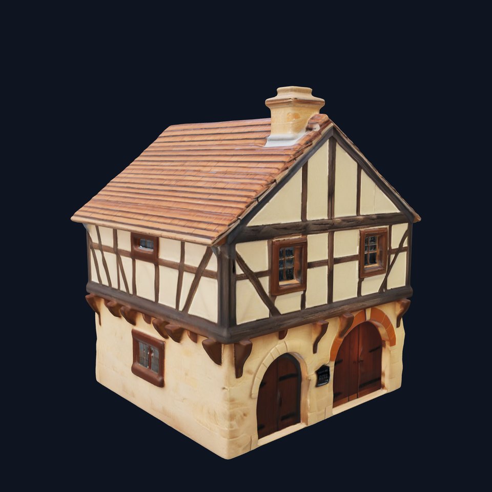 Medieval HalfTimbered House Model Pack