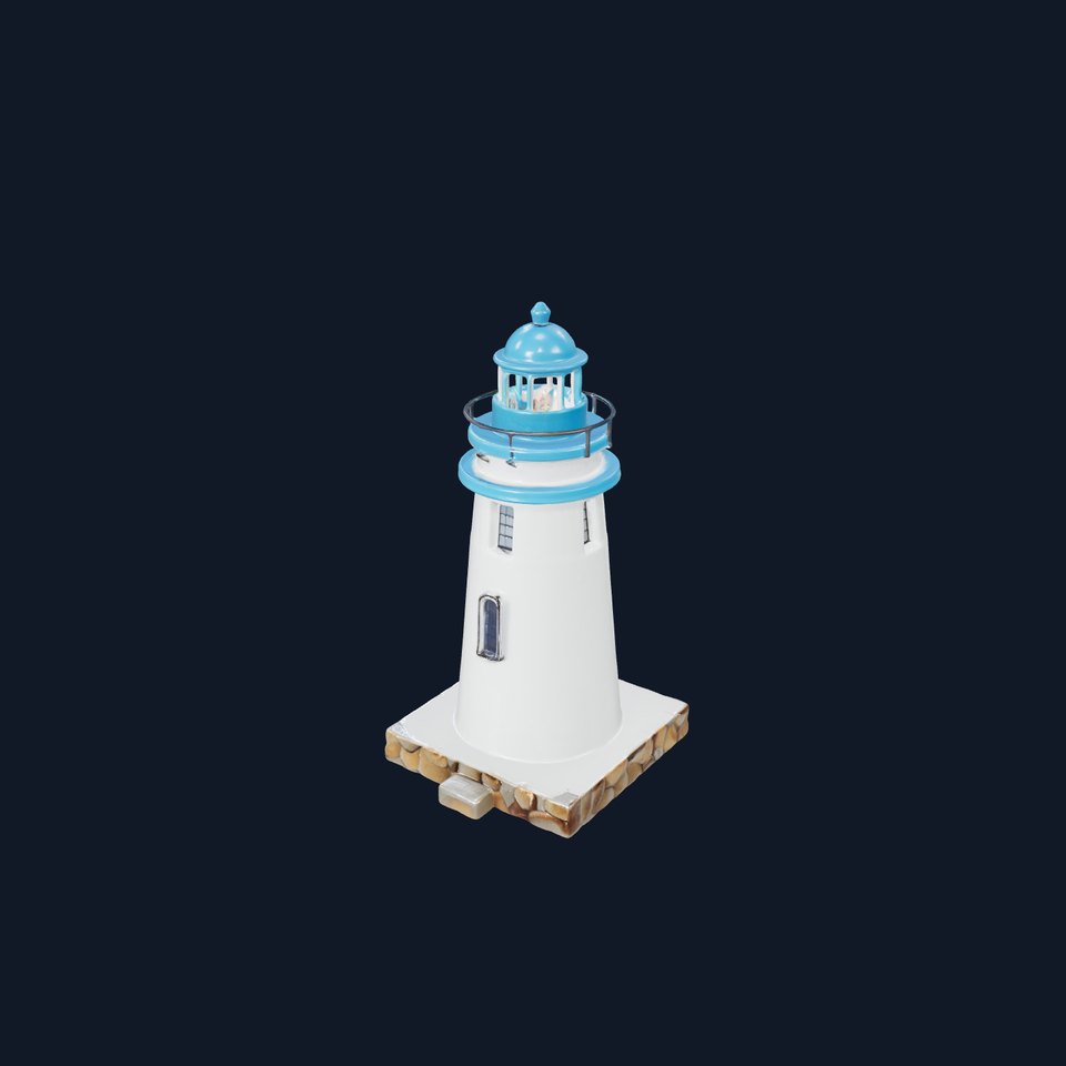 Stylized Lighthouse Model Pack with PBR Textures viewer poster