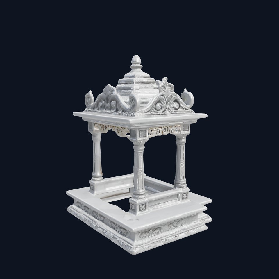 Ornate Stone Pavilion Model Pack