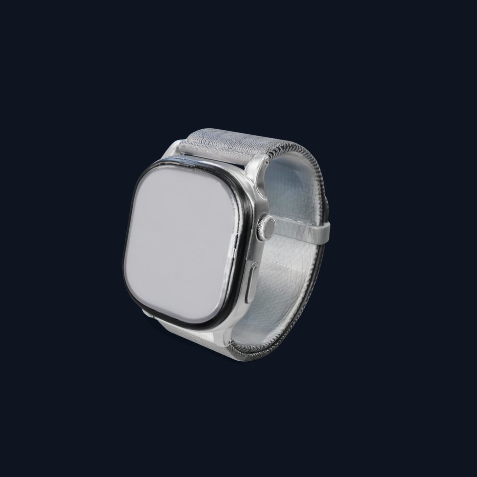 Smartwatch with Mesh Strap D Model Pack