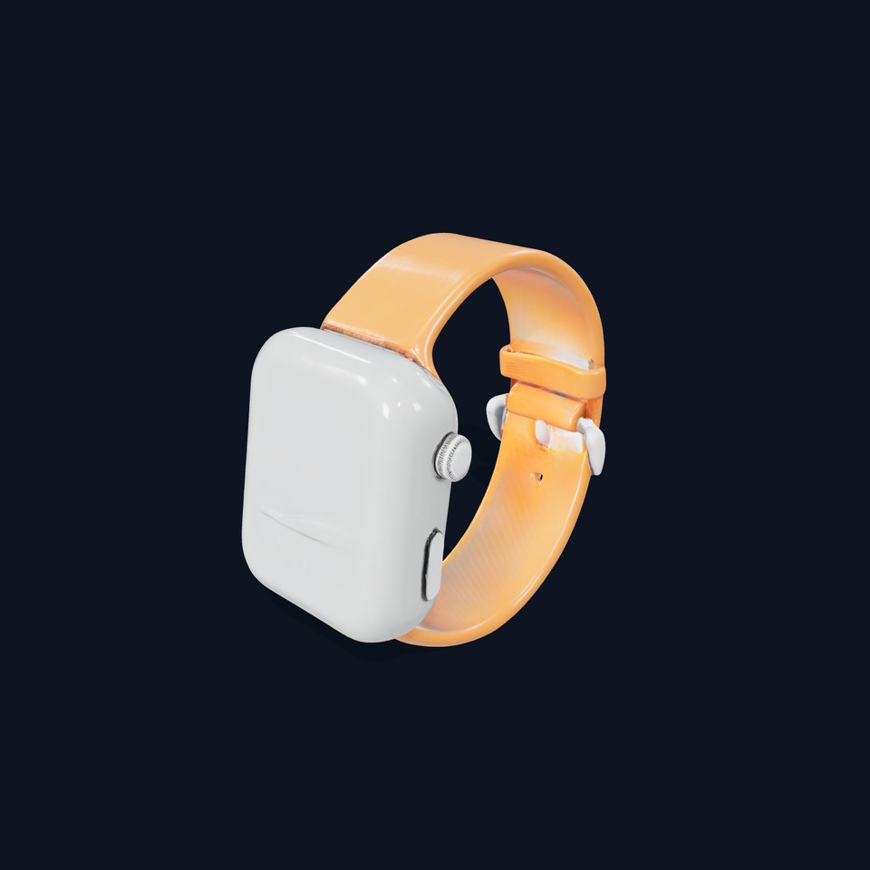 Smartwatch Model Pack with Adjustable Silicone Band viewer poster