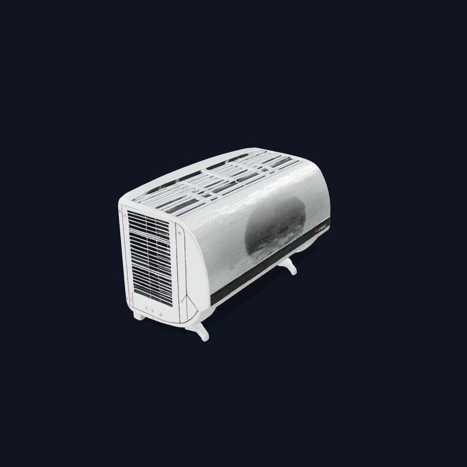 Air Conditioner Unit D Model Pack viewer poster