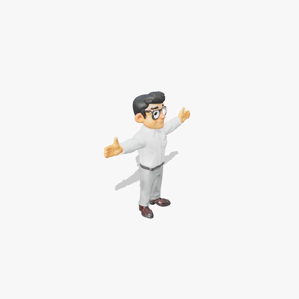 Business Character Model Pack with Multiple Level of Detail