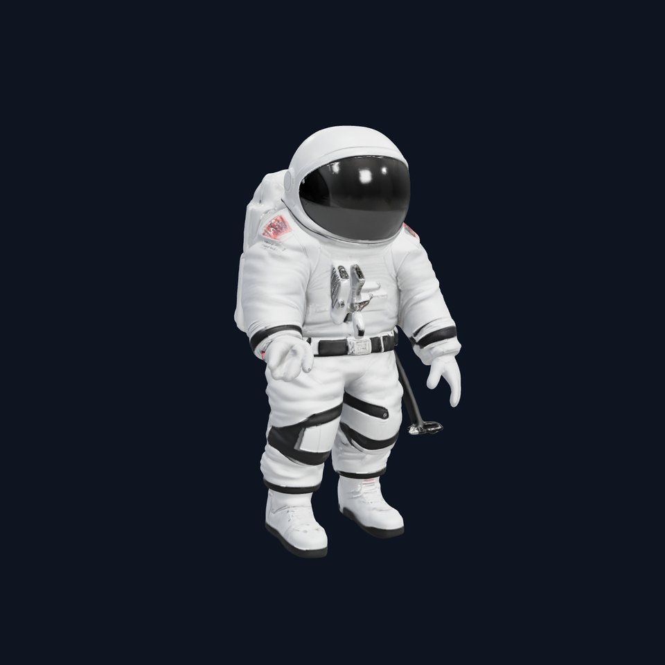Astronaut Suit D Model Pack