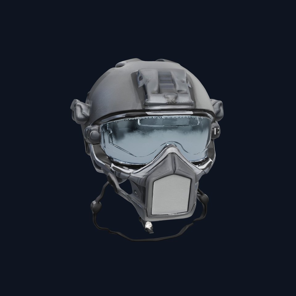 Advanced Tactical Helmet Model Pack