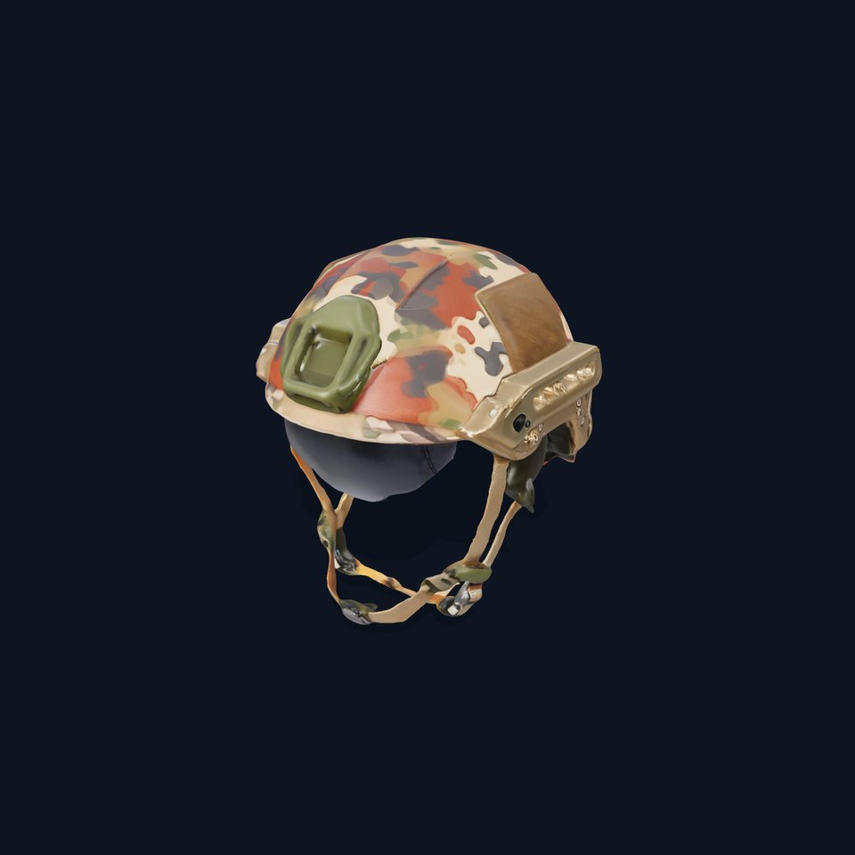 Tactical Combat Helmet D Model Pack