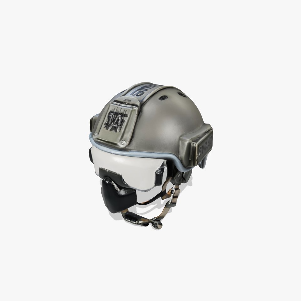 Tactical SWAT Helmet D Model Pack