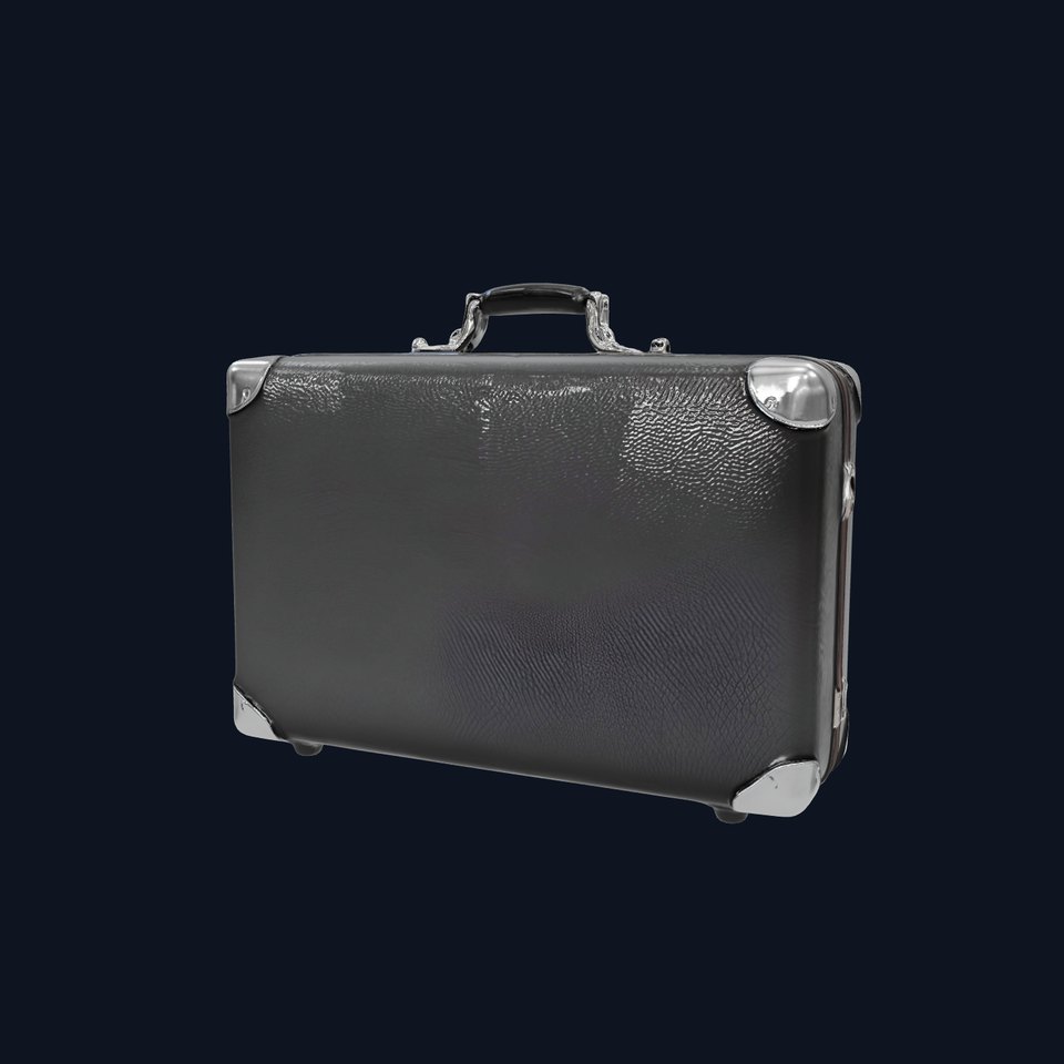 Textured Suitcase Model Pack