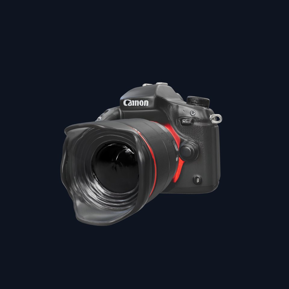 DSLR Camera Model Pack with Detailed Lens and Body