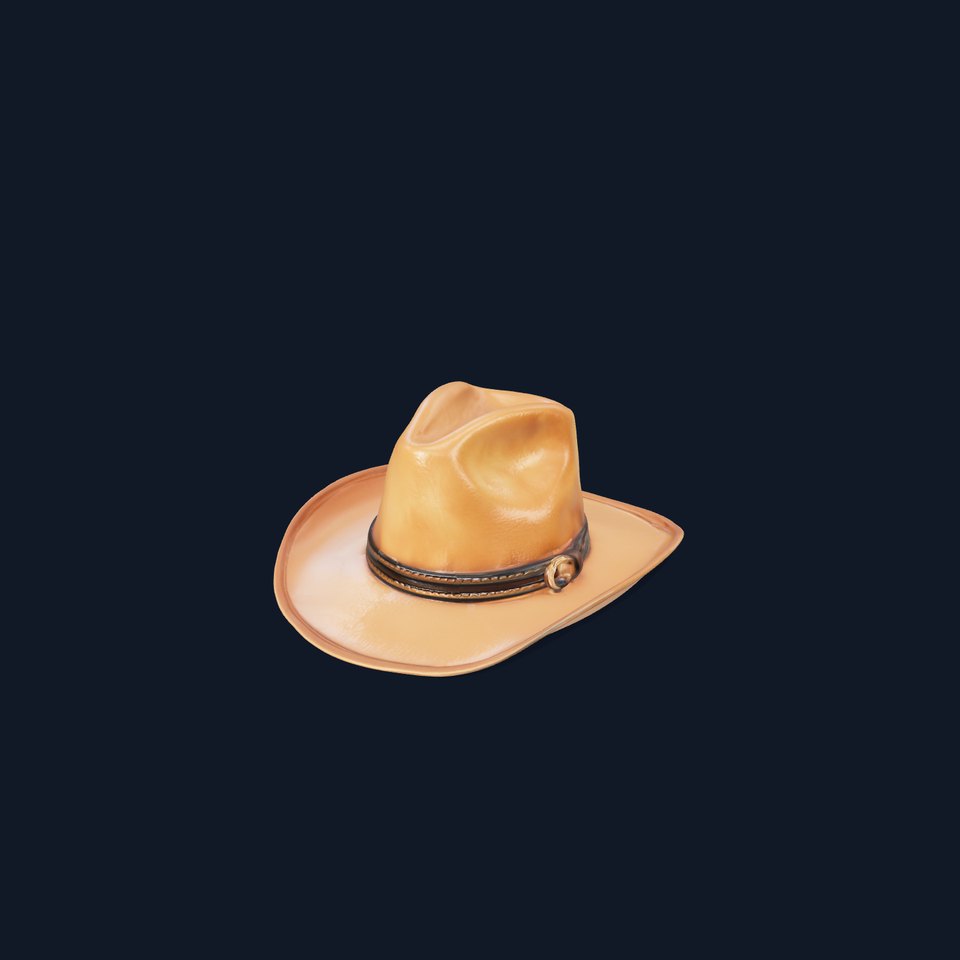 Cowboy Hat D Model Pack for Realistic Rendering