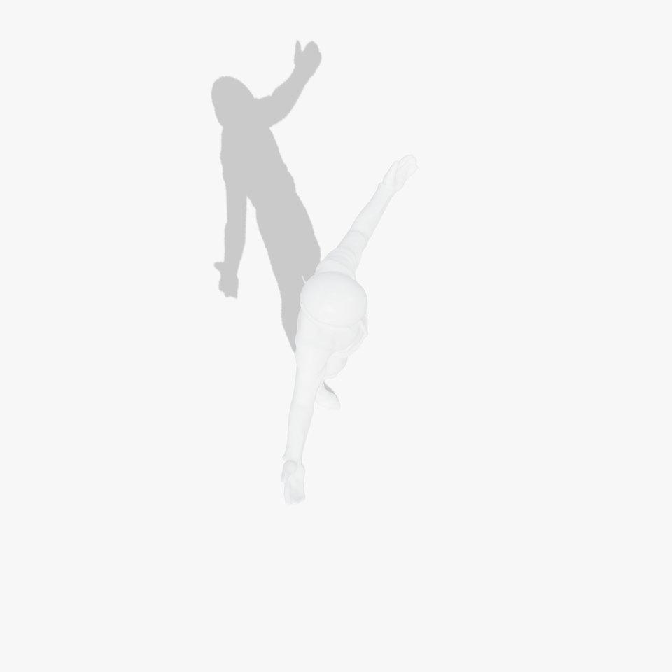 Futuristic Fencer  Detailed D Character Model with PBR Textures