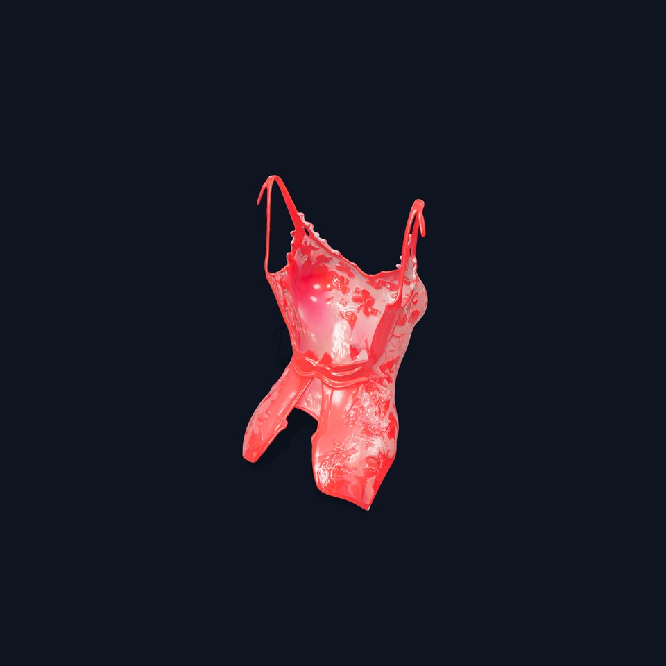 Floral Lace Lingerie Bodysuit Model Pack viewer poster