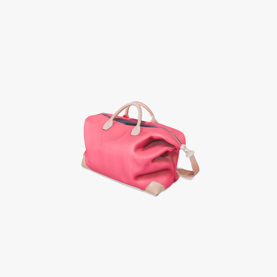 Elegant Red Travel Bag Model Pack viewer poster
