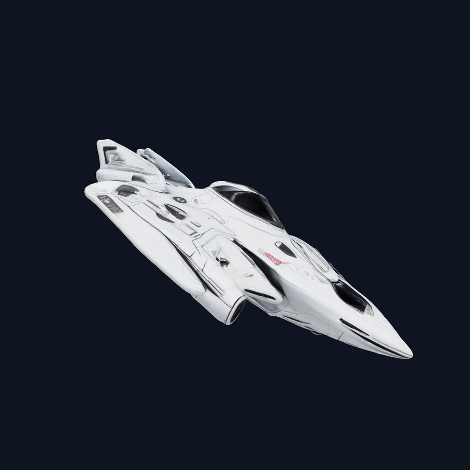 Futuristic Spaceship Model Pack viewer poster