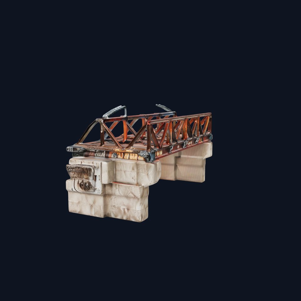 Rustic Industrial Bridge Model Pack