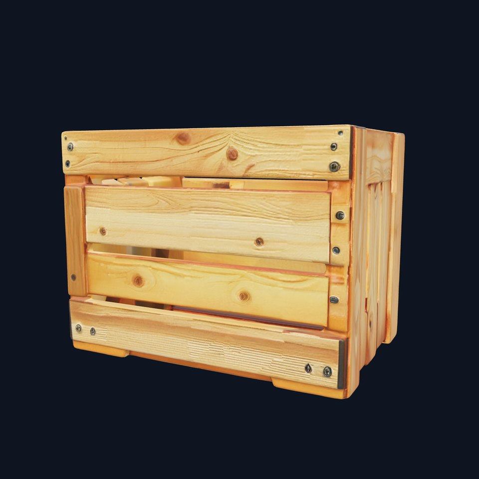 Wooden Crate Model Pack with Detailed Textures