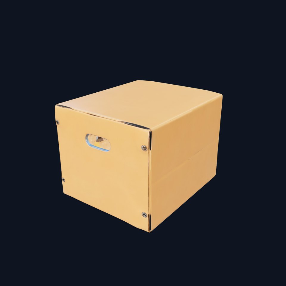 Cardboard Box D Model Pack